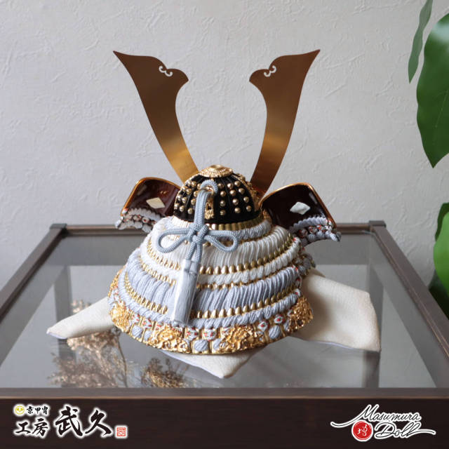 五月人形 コンパクト おしゃれ 兜飾り 5月人形 端午の節句 京北野 平安