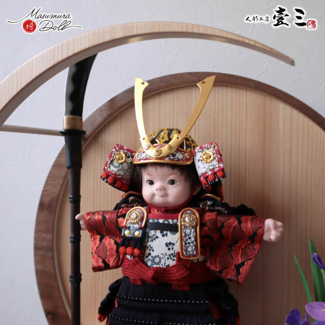 創作人形「とうりゃんせ」　日本童型５体　高さ3２cm　手作り１点もの　 創作人形「とうりゃんせ」 日本童型5体 高さ32cm 手作り1点もの