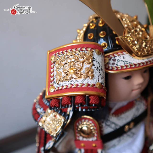 子孫繁栄の置物　人形　子供　子宝 五月人形 幸一光 松崎人形 子供大将飾り ケース飾り 大空 おおぞら 黒