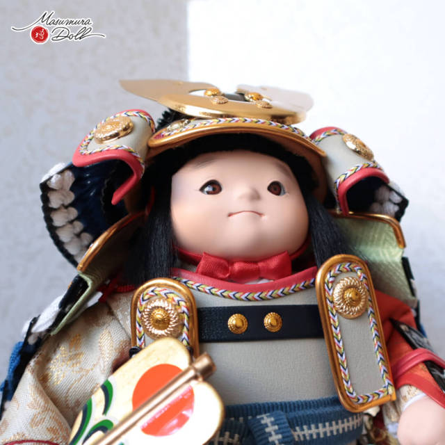 五月人形 子供大将 コンパクト おしゃれ インテリア 兜飾り 5月人形