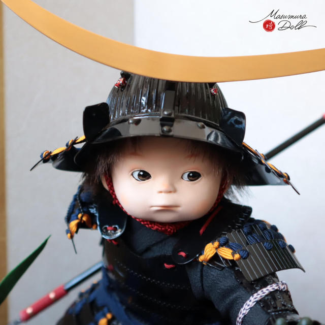 五月人形 子供大将 初節句 コンパクト おしゃれ かっこいい モダン