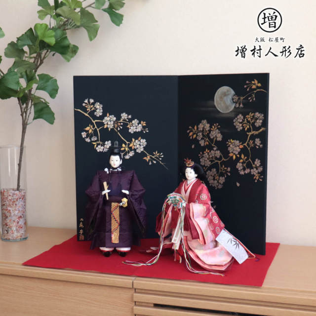 【まこちゃんさん専用】東玉作 「王朝絵巻」 大宮人飾り 七段飾り 内閣総理大臣賞 日本人形 7号 藤香 靖玉作 - 雛人形・五月人形・羽子板・破魔弓