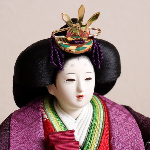 内閣総理大臣賞受賞作家 松宝作 25号 芥子 正絹西陣織麹塵染 ここのえ