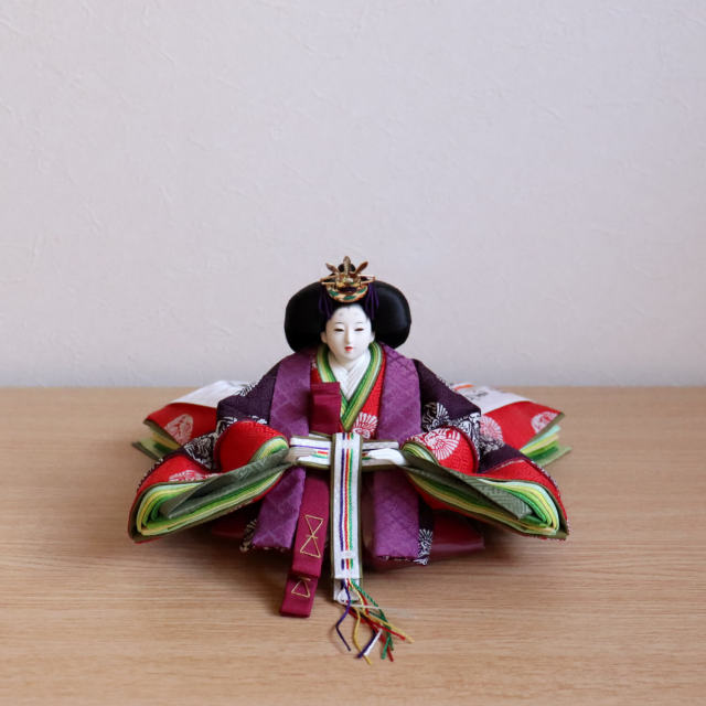 内閣総理大臣賞受賞作家 松宝作 25号 芥子 正絹西陣織麹塵染 ここのえ