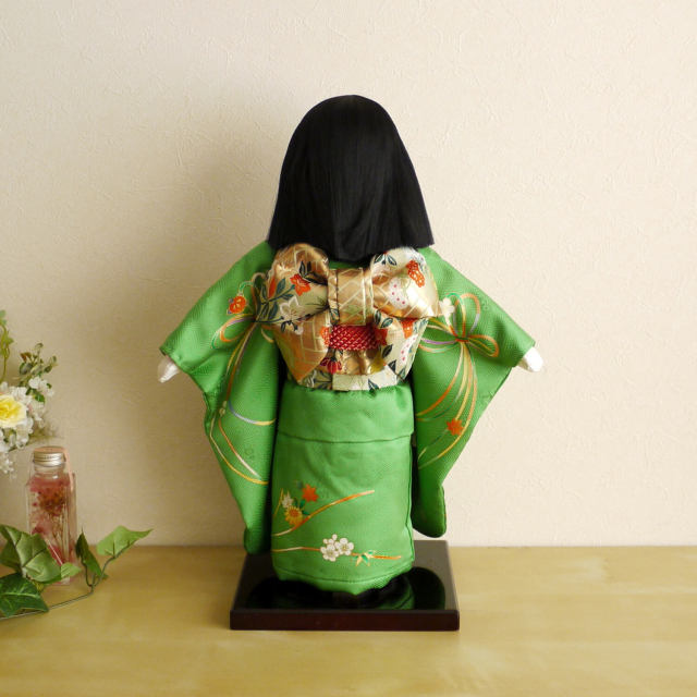 市松人形　小柄な可愛いお嬢様　身長36.5cm fggfggf.jpg
