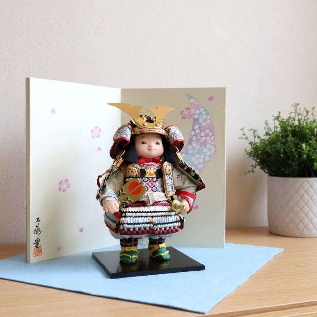 五月人形（彫金萌葱匂大将飾り） 五月人形（彫金萌葱匂大将飾り）