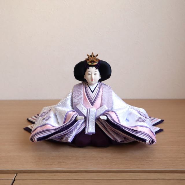 ●新品おひなさま●　さくら刺繍屏風　フルセット 刺繍流水桜ぼかし雛丸紋花刺繍金屏風親王飾りの通販～選ばれるお