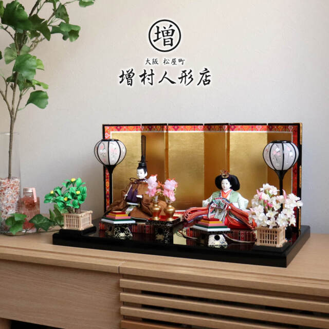 伝統工芸士・清水光雲監修 春光作 25号 芥子 親王飾り 正絹 