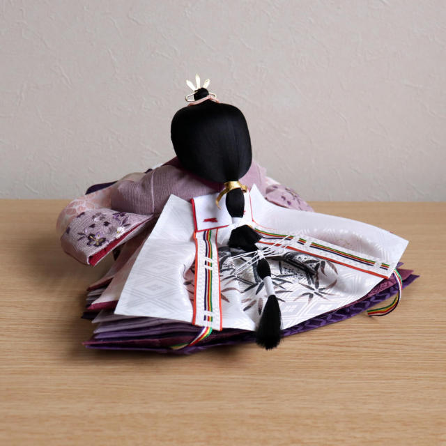 内閣総理大臣賞受賞作家 松宝作 25号 芥子 つむぎ桜刺繍 屏風 繭玉紅白