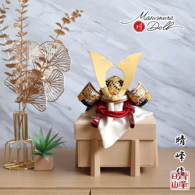 美品 平安晴峰 作 五月人形 鎧兜1式 平安晴峰 作 五月人形 鎧兜1式 伝統工芸士・平安 晴峰