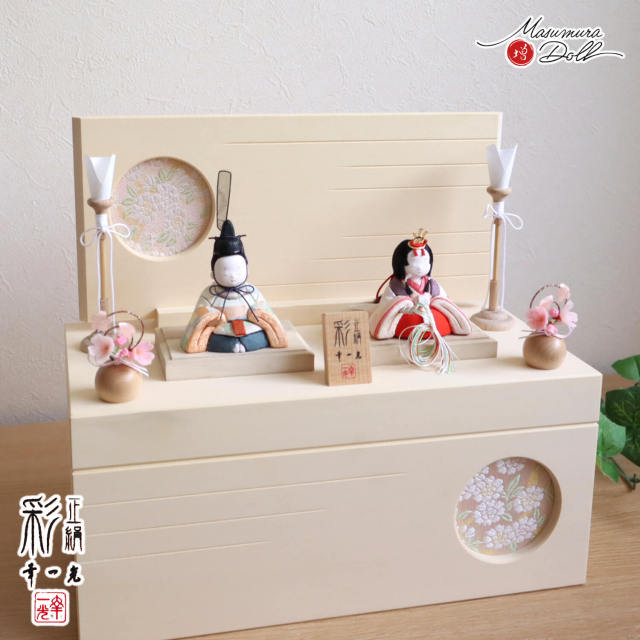 真作/一陽/三河万歳図/絹表装/桐共箱付/布袋屋掛軸HI-761