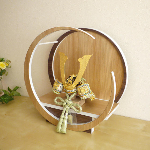 伝統工芸士 京北野・平安武久作 8号 37A 月-tsuki- 円形ナチュラル杉