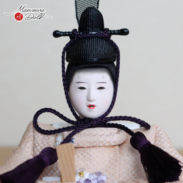 新作 柴田家千代作 「結」花束刺繍 ヒノキ枠屏風 本刺繍「ピンク