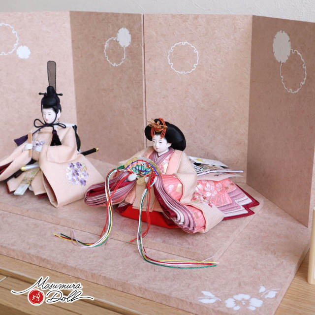 新作 柴田家千代作 「結」花束刺繍 雪輪牡丹 盛上手描きセット