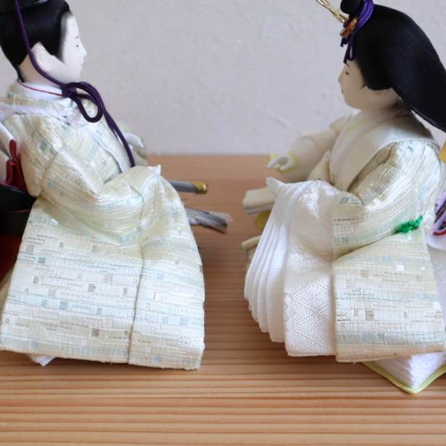 最新作 伝統工芸士・清水光雲作 柳サイズ 正絹西陣織 水色市松織