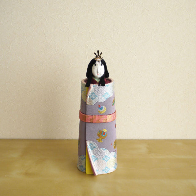 伝統的工芸品 三世・金林真多呂作 伝産・春陽立雛 金彩宝づくし 木の実