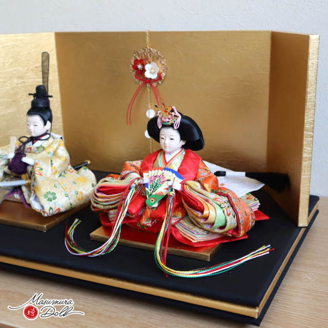 新作 増村オリジナル 柳 親王飾り 宝相華紋 花唐草 陽凪(ひなぎ)平台