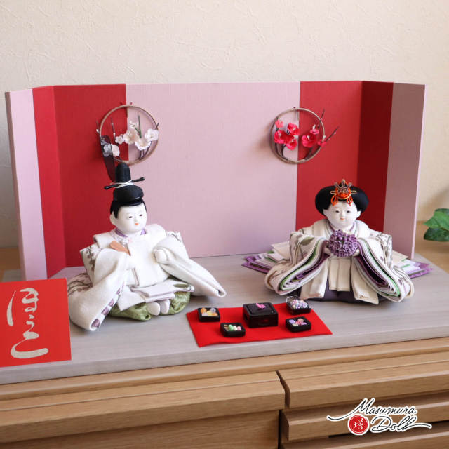 文房具　高級品　刺繍　仕女図 十人の絶世美女 縁起物　インテリア　置物 限定一点物】石川久敏 作 おぼこ雛 ほうこ 英国王室御用達 Sanderson