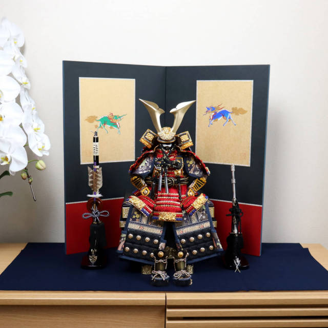 リリイ様確認用子どもの日兜ハンドメイドミニチュアミニ屏風金屏風