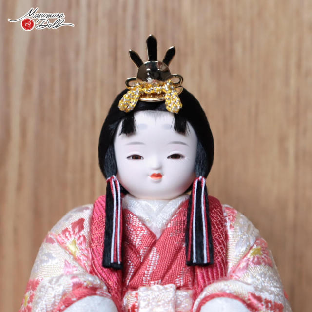 inuinuさまオーダー出品 純白、絹のおひなさま – 人形工房 左京