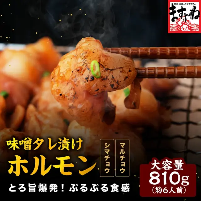 味噌だれホルモン焼き 810g 6人前 焼くだけで美味しい！