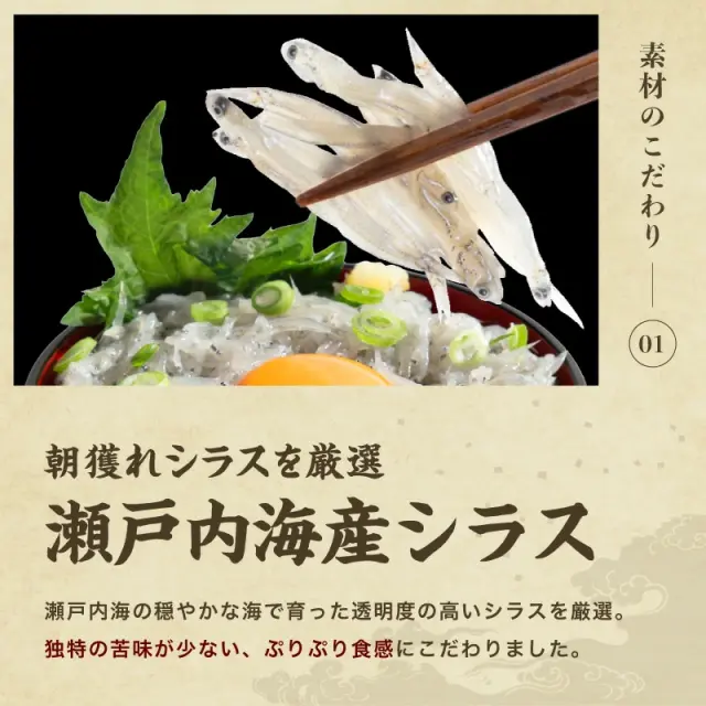 しらすさん専用 九州 ギフト 2025 マルナカ海産 しらす丼セット 小分け 5食分