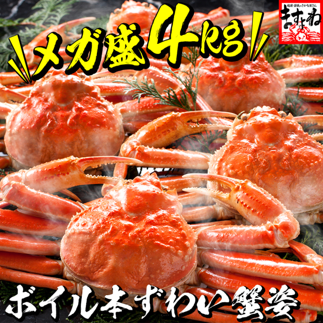 冷凍ボイル　本ズワイガニ6入/3kg(500g×6) 冷凍ボイル本ズワイガニ6入/3kg(500g×6)