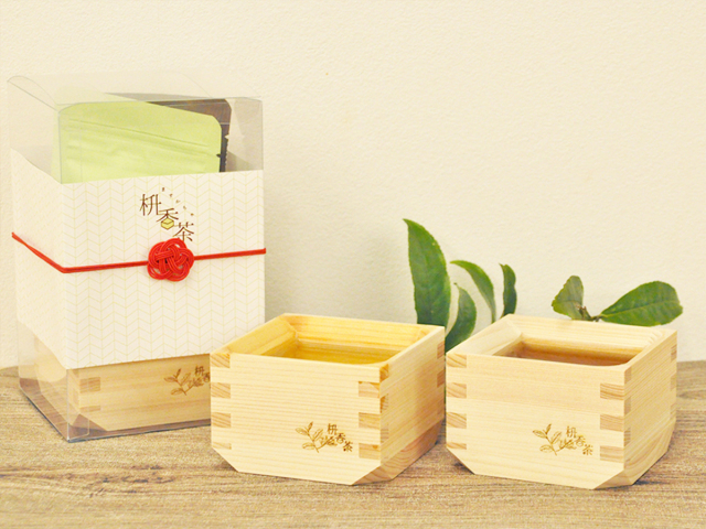 枡×日本茶／瑞草園】枡香茶（ますかちゃ）
