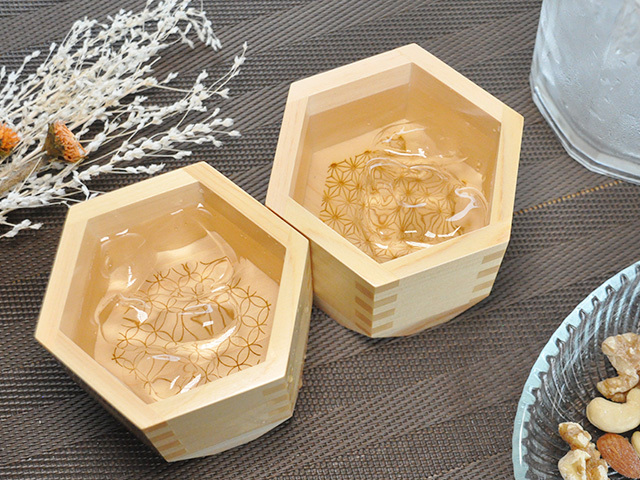 [専用出品]マスマスヤス 枡でひんやり飲み物はいかが？】ロックマス