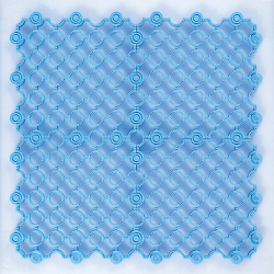 マーブルマット 緑色