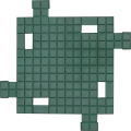 ハイクッションマット 300　本駒O　ダークグリーン色