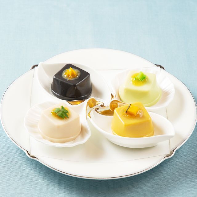 胡麻豆腐（枝豆・とうもろこし・白・黒）
