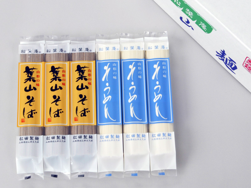 葉山そば（10入）+そうめん（10入）