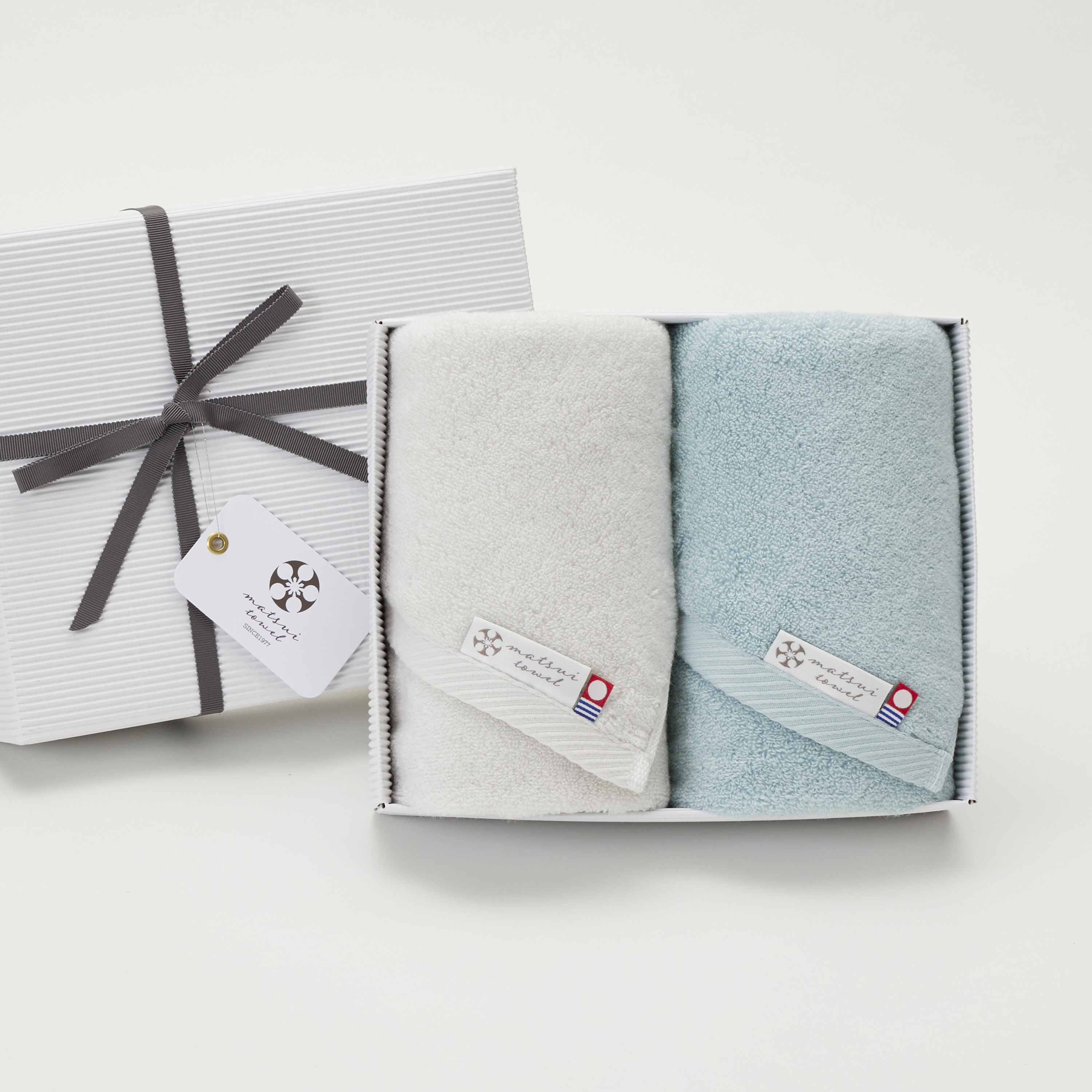 【ギフトセット】lumiere（リュミエール）フェイスタオル2枚  今治 タオルギフト