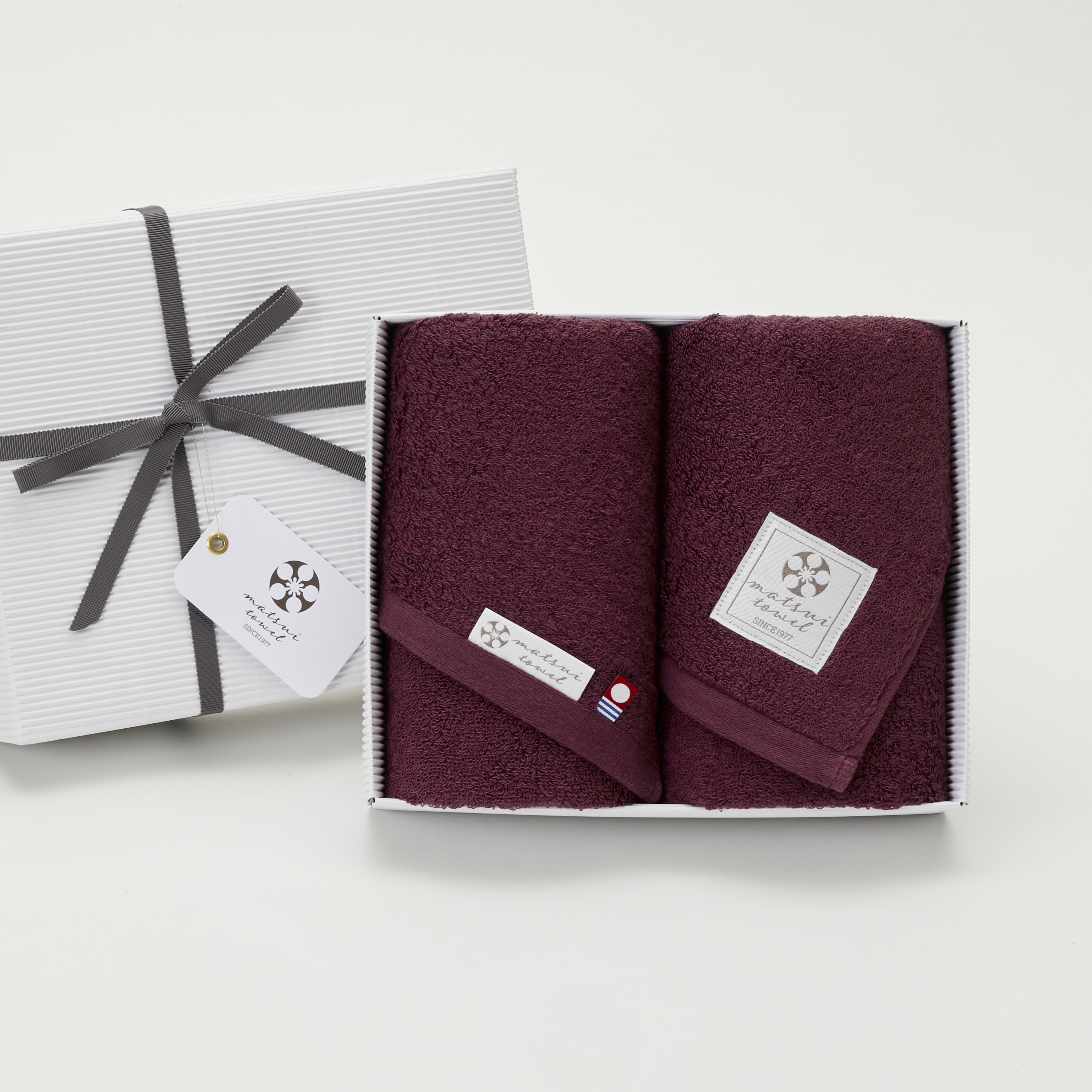 【ギフトセット】 Beaute  フェイスタオル 同色2枚組 今治タオルギフト