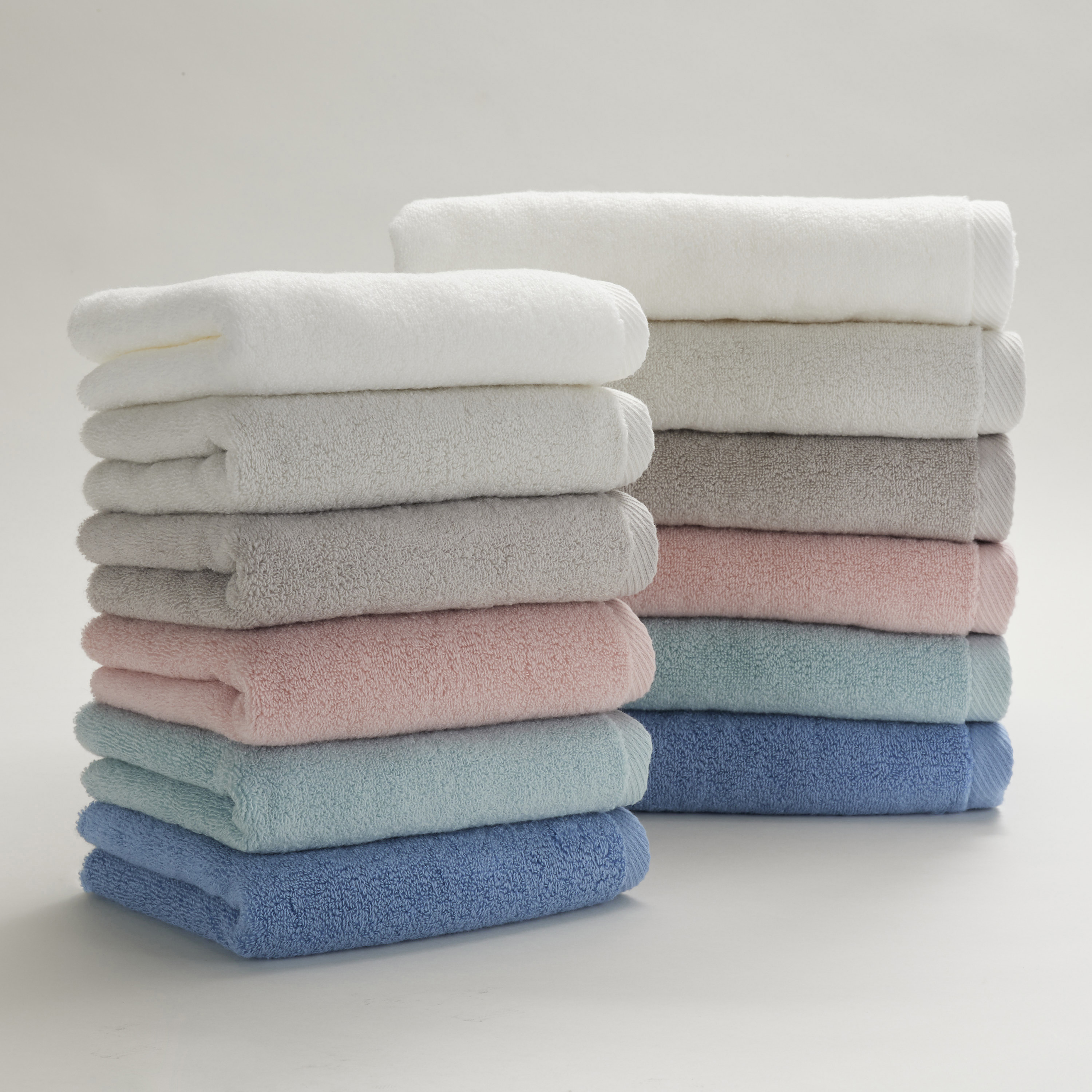 まとめ買い/送料無料】Lumiere バスタオル6色+フェイスタオル6色 計12