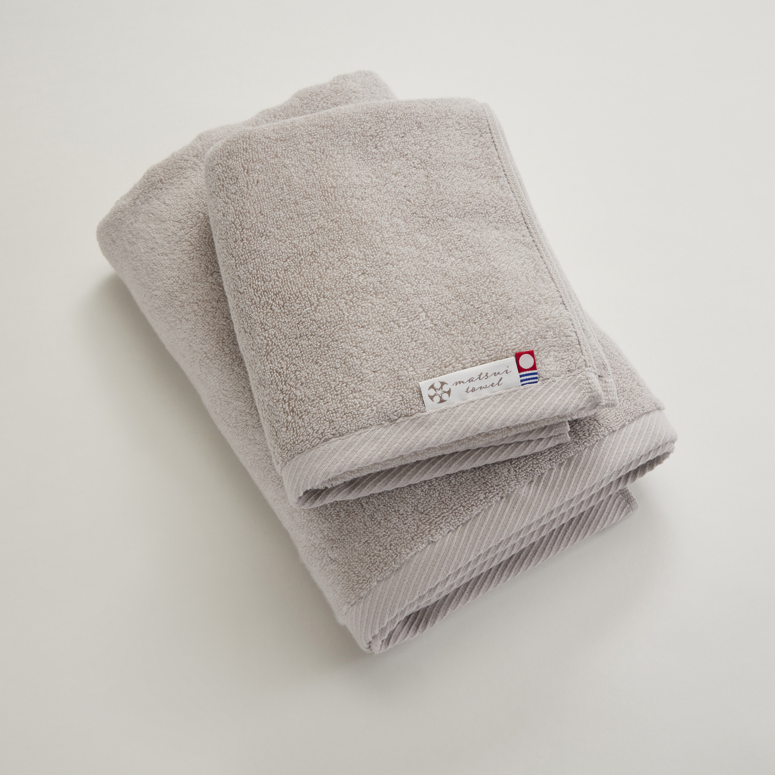 Lumiere  《色を選べるセット》バスタオル1枚+フェイスタオル1枚  今治タオル 厚手 無地 カラー