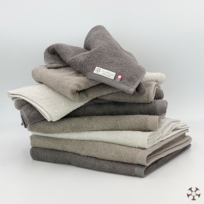 【まとめ買いセット】Cherie バスタオル5枚+フェイスタオル5枚 3色セット