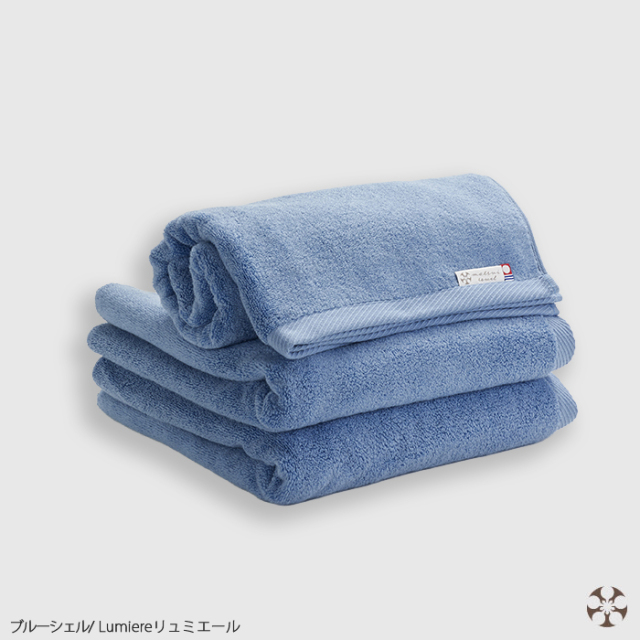 【送料無料】Lumiere バスタオル3枚組 今治タオル 厚手