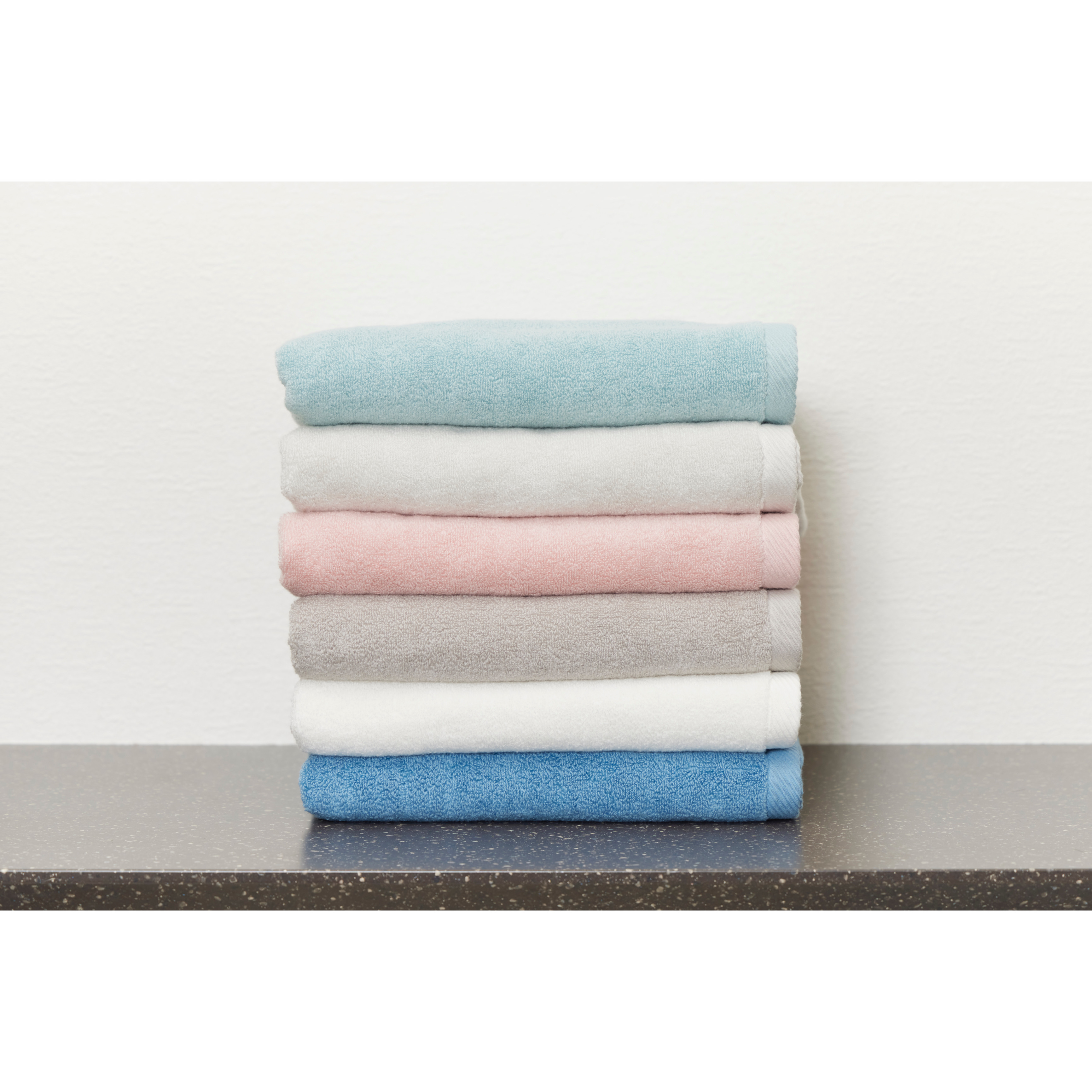 Lumiere バスタオル各色1枚6枚セット