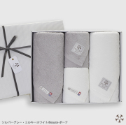 【ギフトセット】Beaute (ボーテ) バスタオル2枚＋フェイスタオル2枚 ≪おすすめ2色≫ 今治タオルギフト