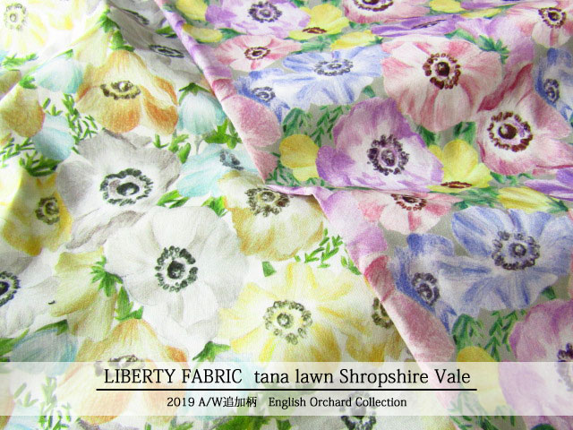 ＬＩＢＥＲＴＹ  タナローン ＊２０１９　秋冬追加柄/English Orchard Collection＊ ≪Shropshire Vale≫(シュロップシャー・ヴェイル)DC３０１１０-TDD-T１９