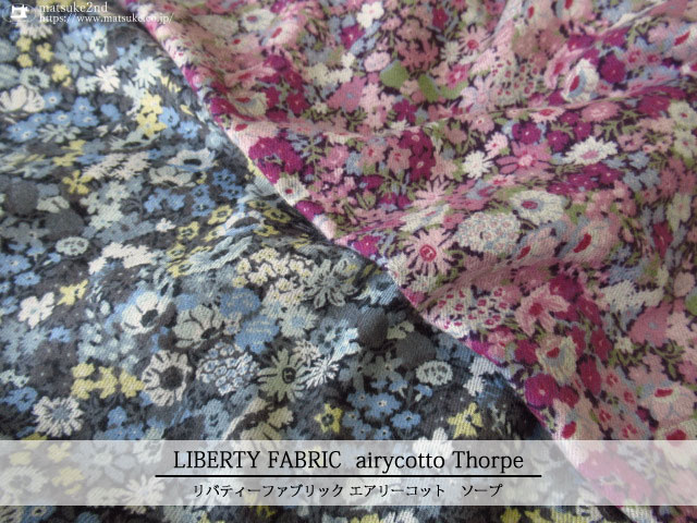 ＬＩＢＥＲＴＹ エアリーコット生地 ＊２０２１秋冬＊≪Thorpe≫(ソープ)３６９００５Ｓ７５Ｊ２１