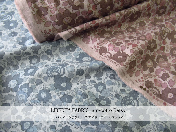 ＬＩＢＥＲＴＹ エアリーコット生地 ＊２０２２秋冬＊≪Betsy≫(ベッツィ)３３３２０１９-ＣＨＡＪ２２