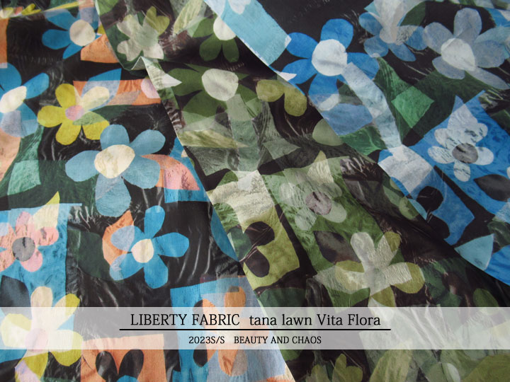 ＬＩＢＥＲＴＹ タナローン ＊２０２３ 春夏柄/BEAUTY AND CHAOS＊≪Vita Flora≫(ヴィタフローラ)２３-３６３３１４８-ＴＤＤ-２３