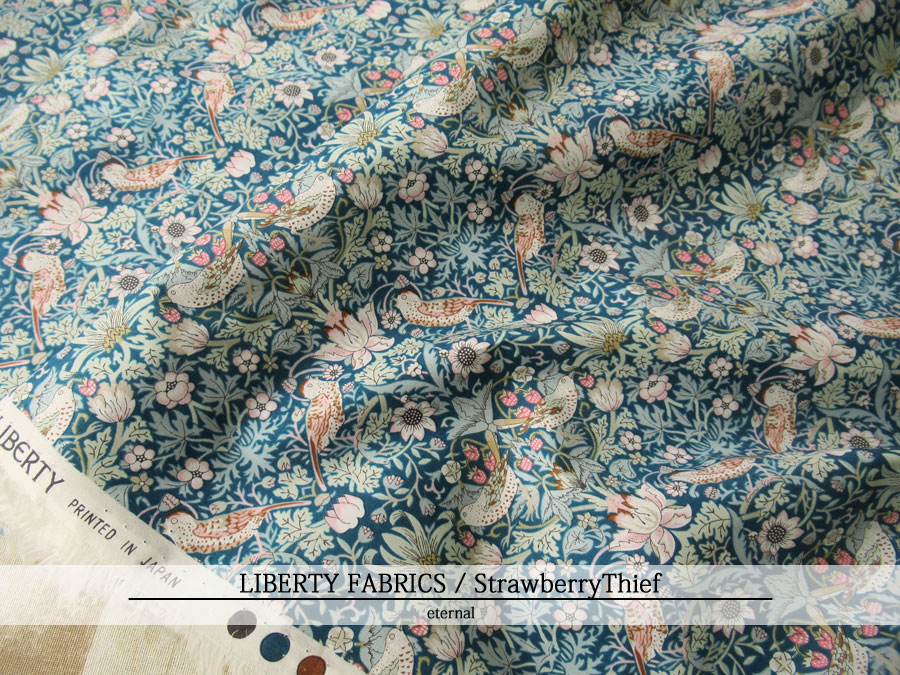 LIBERTY FABRICS  タナローン ＊エターナル＊ ≪StrawberryThief≫(ストロベリーシーフ)３６３５０６１-TEE-ZE