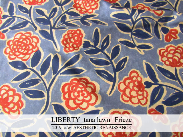 ＬＩＢＥＲＴＹ  タナローン ＊２０１９　秋冬柄/AESTHETIC RENAISSANCE(エスセティック・ルネサンス)＊ ≪Frieze≫(フリーズ)１９-３６３９２０１-１９BT