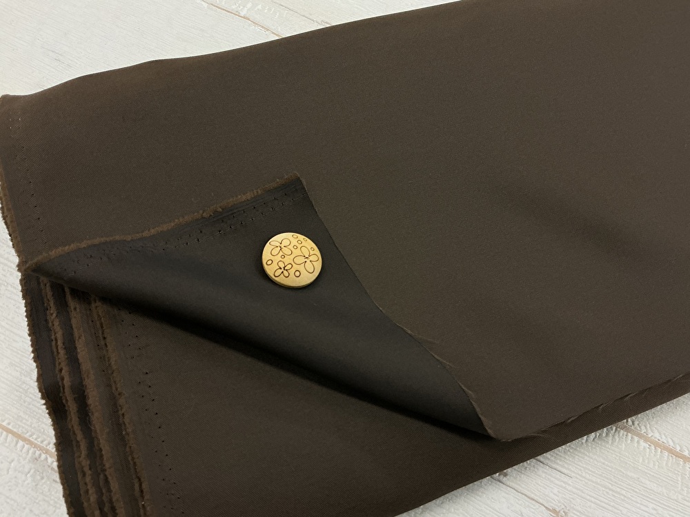 訳あり！【現品処分】  １20ｃｍ幅　ポリエステル裏地　ブラウン系[ メーター選択制 ]