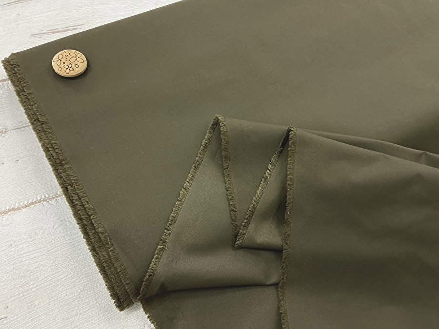 【反売り】ナイロン高密度スタナータッサー［耐久撥水加工］　オリーブ系[ 幅１４５ｃｍ×約７.８ｍ ]