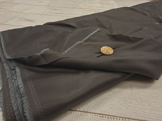 訳あり！【現品処分】  キュプラ裏地　グレー系[ 幅１25ｃｍ×約1.9ｍ］